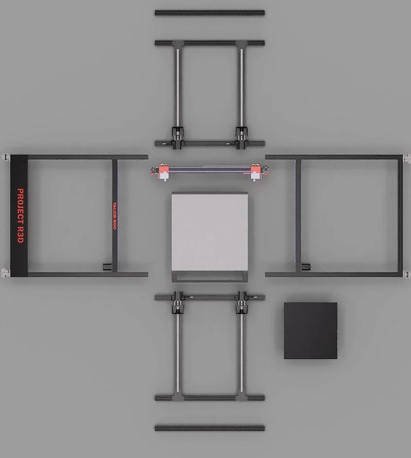talos 1963 LIMITED EDITION エクスプラス Talos 1800 Fully Enclosed IDEX Printer — Project R3D